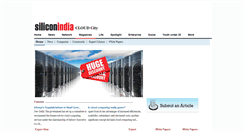 Desktop Screenshot of cloud.siliconindia.com