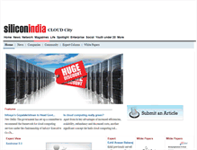 Tablet Screenshot of cloud.siliconindia.com