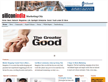 Tablet Screenshot of marketing.siliconindia.com