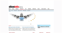Desktop Screenshot of hr.siliconindia.com