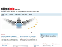 Tablet Screenshot of hr.siliconindia.com
