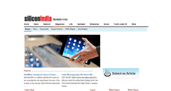 Desktop Screenshot of mobile.siliconindia.com